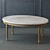 Eloquence Vintage Coffee Table: Distressed Gilt 3D model small image 3