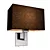 Chic Chrome Black Sconce 3D model small image 1