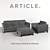 Modern Ceni Sofa Set 3D model small image 1