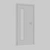 Glass Corner Interior Door 3D model small image 2