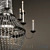 Elegant French Empire Glass Chandelier 3D model small image 2