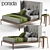 Stunning Porada Ziggy Bed: Sleek Design, Superior Quality 3D model small image 1