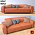 Luxurious Rolf Benz Teno Sofa 3D model small image 1