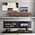 Jesse Open System: Customizable Italian Wall Units 3D model small image 1