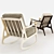 Boho Chic Haverhill Rocking Chair 3D model small image 2