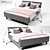 Realistic Bed Model CASA KTD by Ruf Betten 3D model small image 1