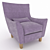 Elegant Holen Chair: Traditional Comfort and Style 3D model small image 2