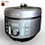 Bork U800: Silver Multicooker for Easy and Delicious Meals 3D model small image 2