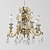 Elegant Laurence Chandelier, 24 3D model small image 1