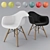 Eames Style DAW Chair: Iconic Design 3D model small image 1