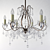 Elegant Contessa Suspended Chandelier 3D model small image 1