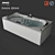 RIHO Dana BZ44: Stylish and Compact Bathtub 3D model small image 2