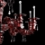 Elegant Baikal Chandelier by Barovier 3D model small image 2