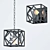 Brook Favourite Light Pendant 3D model small image 1