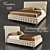 Classic Chesterfield Tufted Bed 3D model small image 1