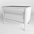 Oslo Curve Bedside Table 3D model small image 3
