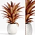 Vintage Decorative Plant 3D model small image 1