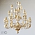 Chic Silvano Grifoni Chandelier - 21 Lamp Design 3D model small image 1