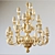 Chic Silvano Grifoni Chandelier - 21 Lamp Design 3D model small image 2