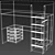 Modern STUVA Loft Bed: Space-Saving Sleep Solution 3D model small image 3