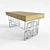 Soho Luxe Writing Desk 3D model small image 2