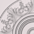 Elegant Ceiling Rose - Orac Decor 3D model small image 3