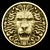 Regal Lion Head Decor 3D model small image 1