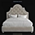 Modern Elegance: Adler Queen Bed 3D model small image 2