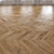 Premium Oak Chevron Flooring 3D model small image 1