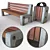 Corona Park Bench: Classic Outdoor Seating 3D model small image 1