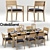 Regatta Blissful Dining Set 3D model small image 1