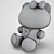 Cute Hello Kitty Plush Toy 3D model small image 2
