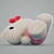 Cute Hello Kitty Plush Toy 3D model small image 3