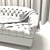 Elegant Tufted Sofa: Luxury for Interiors 3D model small image 3
