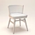 Elegant Lindha Chair: Modern Comfort 3D model small image 3