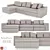 Elegant Bell'Arte Sofa Module 3D model small image 1