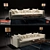 Flexform Sofa Beauty 3D model small image 1