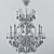 Elegant Schonbek Renaissance Chandelier 3D model small image 3