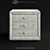 Elegant Murano Library Commode 3D model small image 1