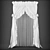 Children's Classic Curtains 3D model small image 1