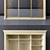 Grand Classic Black and Beige Wardrobe 3D model small image 2