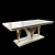 Elegant Turri Palm Dining Table 3D model small image 1