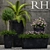 Resto Hardw. Sheet Metal Planters 3D model small image 1