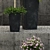 Resto Hardw. Sheet Metal Planters 3D model small image 2