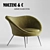 Cosy Shell Armchair: D154 by Molteni & C 3D model small image 1