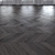 Premium Oak Chevron Dark Floor 3D model small image 1