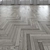 Premium Oak Herringbone Floor 3D model small image 1