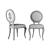 Elegant Pregno Sedia Chair 3D model small image 2