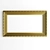 Elegant Carved Mirror Frame 3D model small image 1