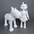 Indian Girl and Faithful Horse: Perfect Toy Set! 3D model small image 2